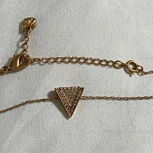 Swarovski Jewelry - Swarovski triangle crystal necklace